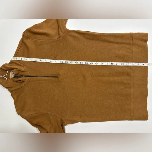 Burberry Brit Mens 1/4 Zip Sweatshirt Horse Logo Nova Check Trim Collar Size S - Picture 11 of 11